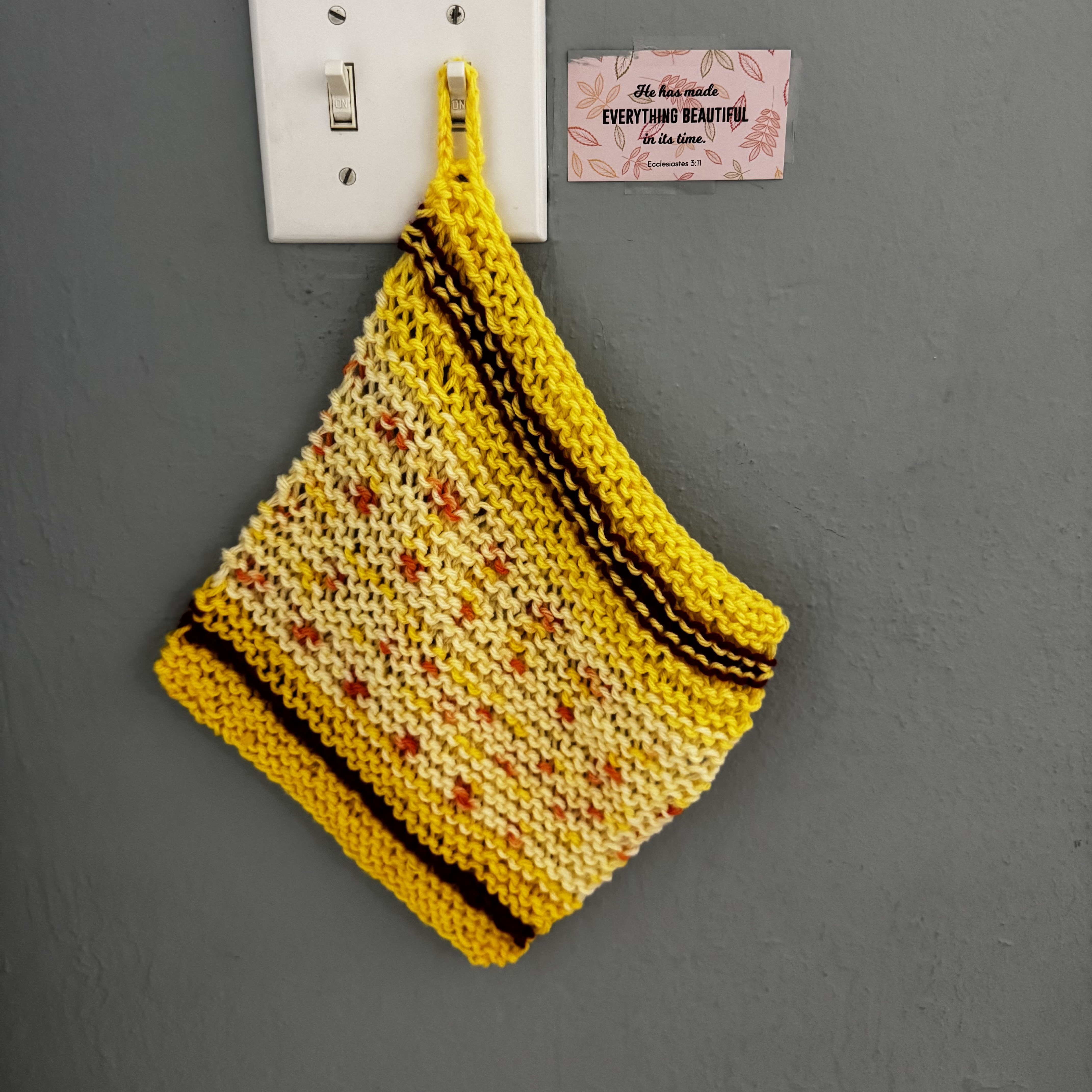 knitting first project